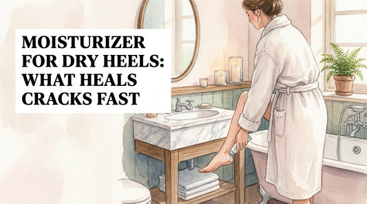 Moisturizer for dry heels: What Heals Cracks Fast
