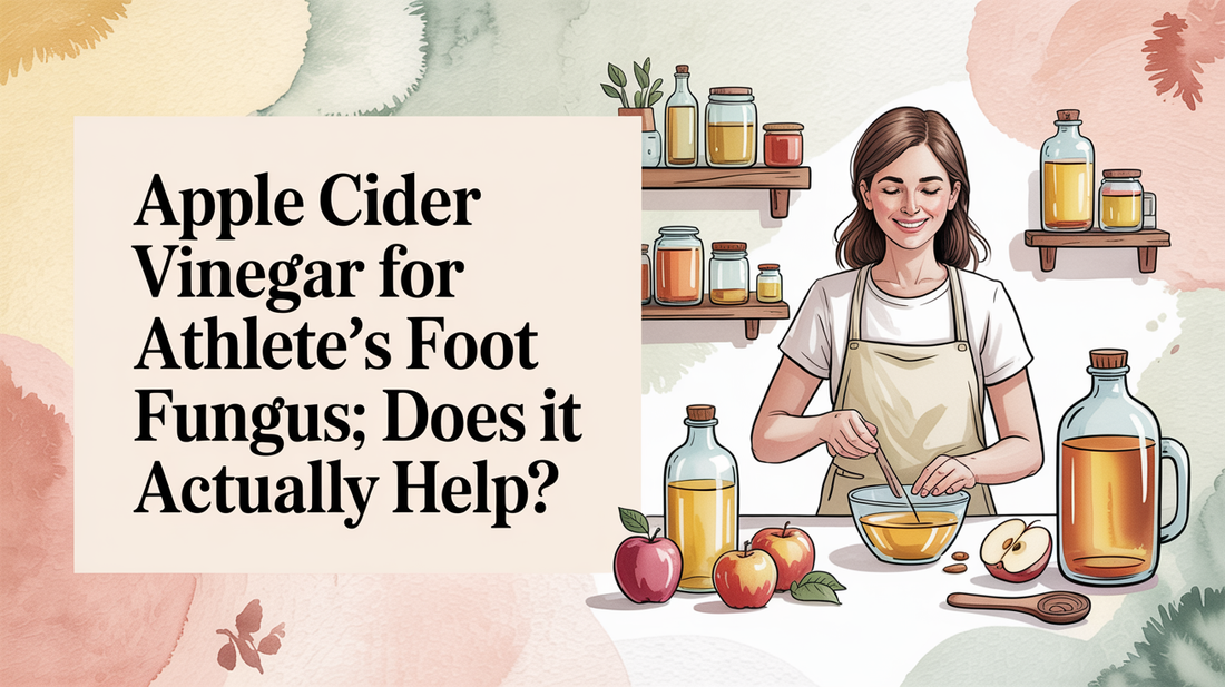 Apple cider vinegar for athlete's foot fungus: Does It Actually Help?