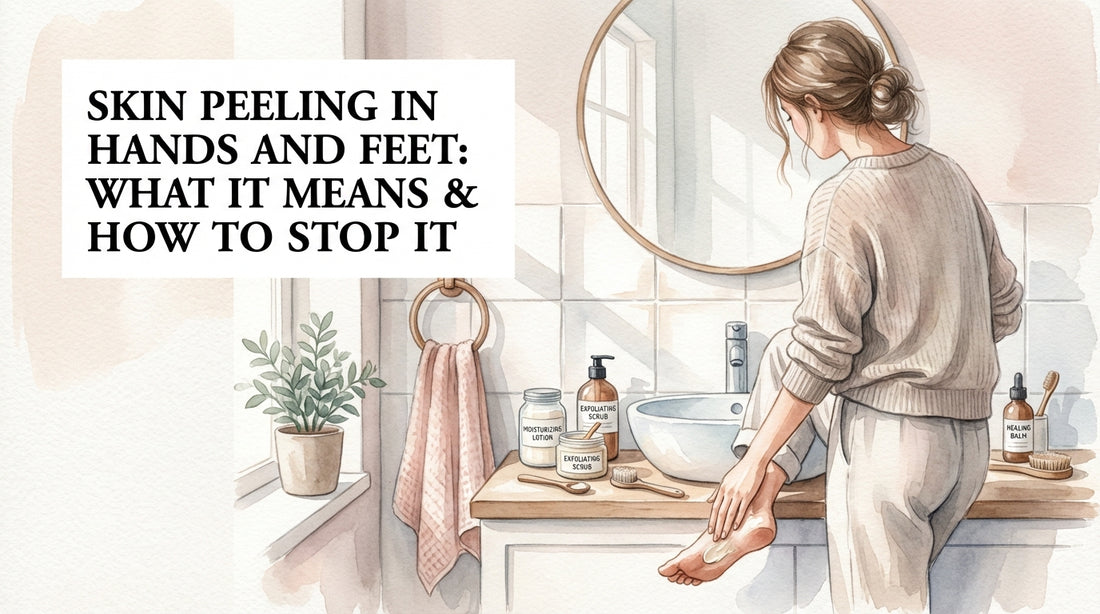 Skin peeling in hands and feet: What It Means & How to Stop It