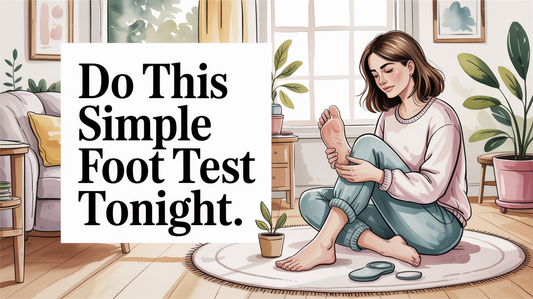 How can I check my foot health at home?
