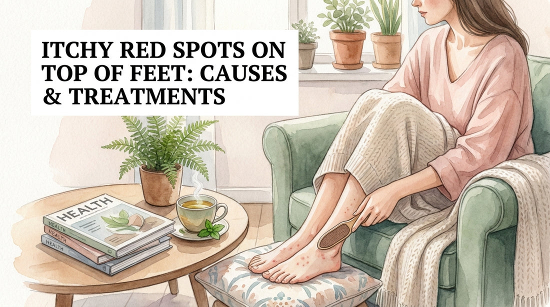 Itchy red spots on top of feet: Causes & Treatments