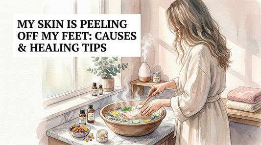 My skin is peeling off my feet: Causes & Healing Tips