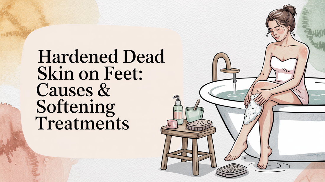 Hardened dead skin on feet: Causes & Softening Treatments