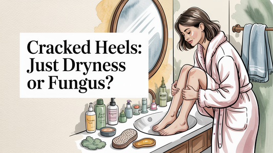 Can cracked heels be a sign of fungus?