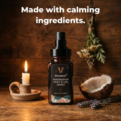 Jane Vine Dreamzzz Magnesium Spray for Feet and Sleep with Lavender & Coconut Oil – 4.2 oz